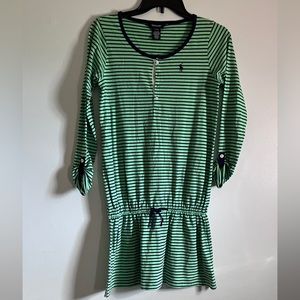 Ralph Lauren Girls striped flare dress